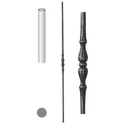 Tyč ø 12mm, H-1000mm Tyč ø 12mm, H-1000mm